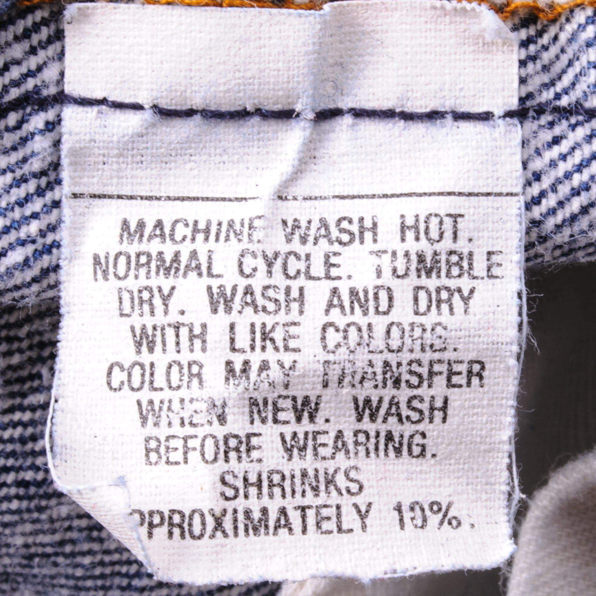 VINTAGE LEVIS 501 JEANS INDIGO 1985-1988 SIZE W34 L26 MADE IN USA