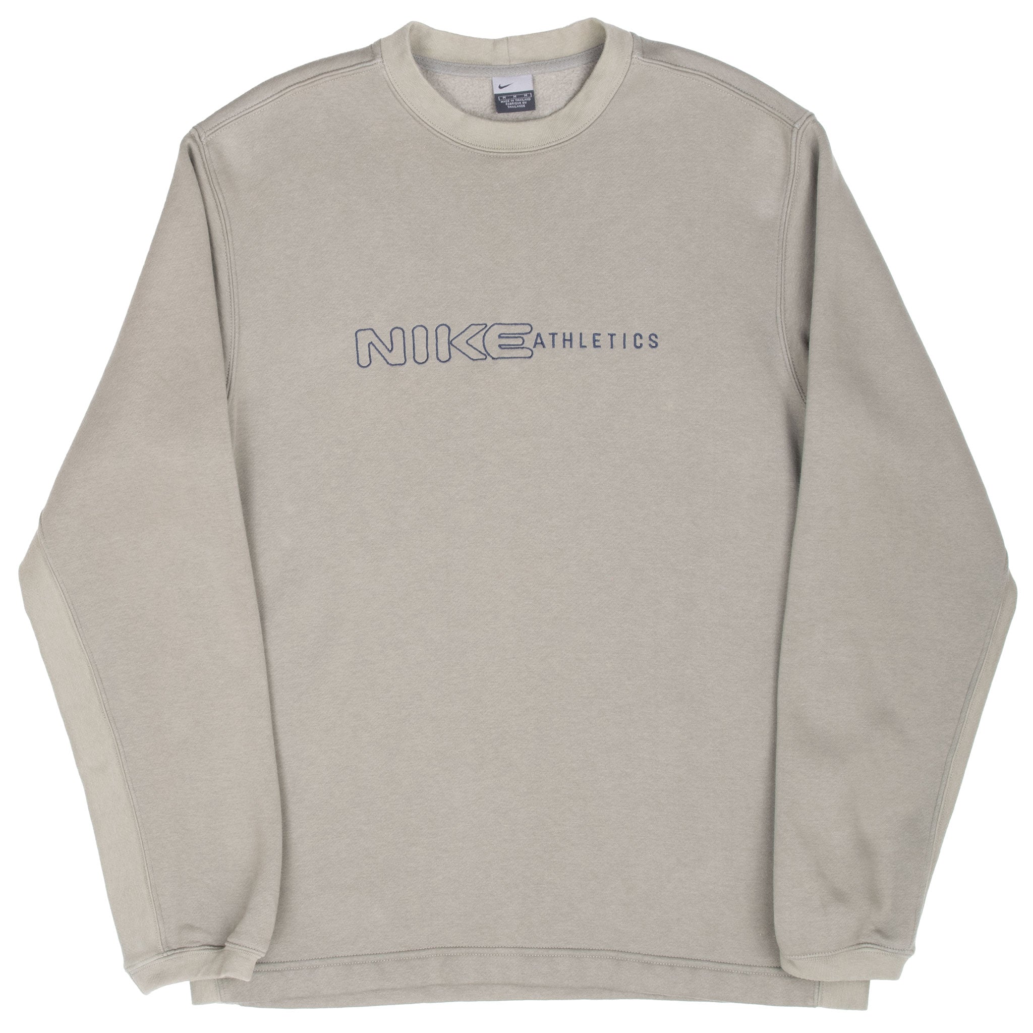 VINTAGE NIKE SPELLOUT SAGE GREEN SWEATSHIRT 2000S SIZE MEDIUM