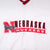Vintage Ncaa Nebraska Huskers White Pullover Windbreaker Jacket 1990S Size 2XL