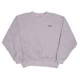 VINTAGE CLASSIC NIKE SWOOSH GREY HEAVYWEIGHT SWEATSHIRT 2000S XL