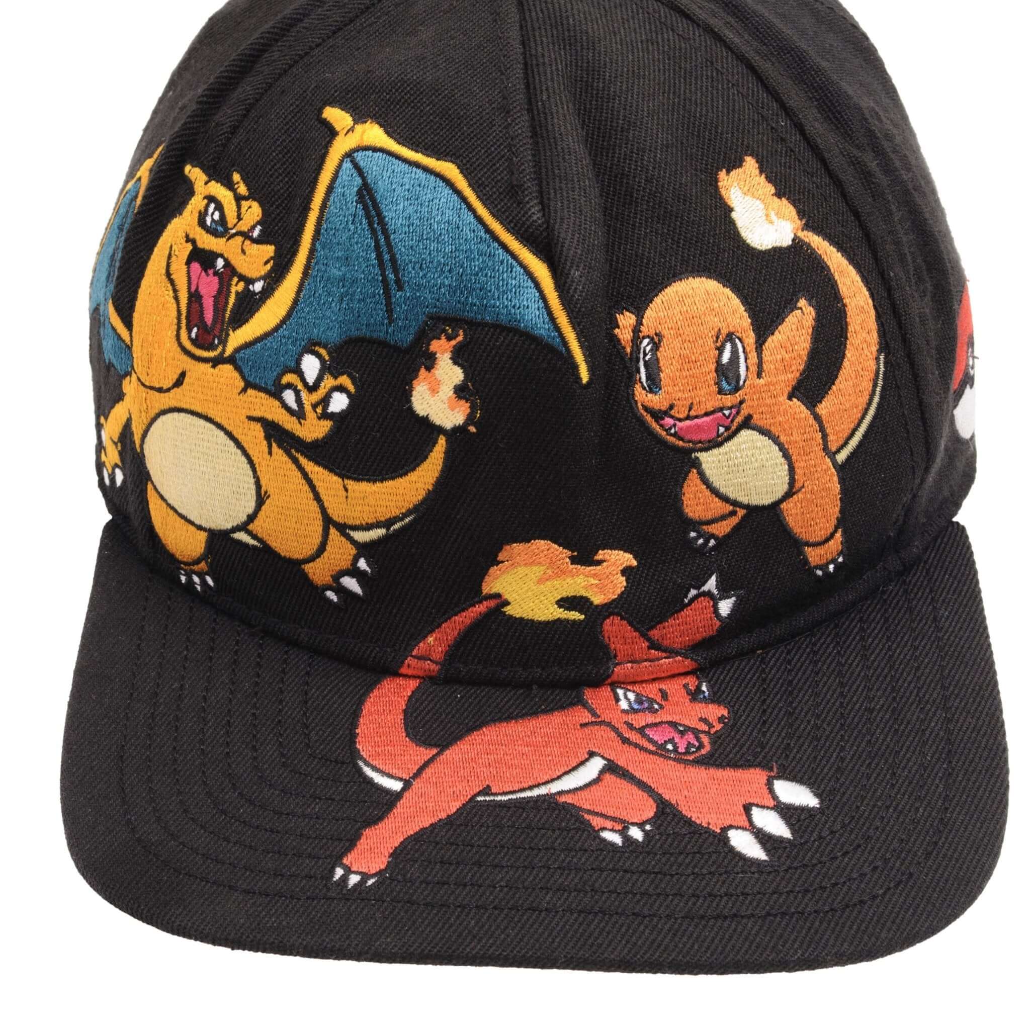 Vintage Pokemon Fire Starters Charisar Charmeleon Charmender Cap 2014