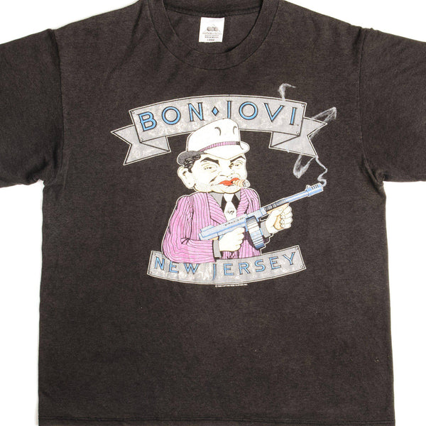CAMISETA VINTAGE BON JOVI 1988 Nueva Jersey TALLA MEDIANA FABRICADA EN EE. UU.