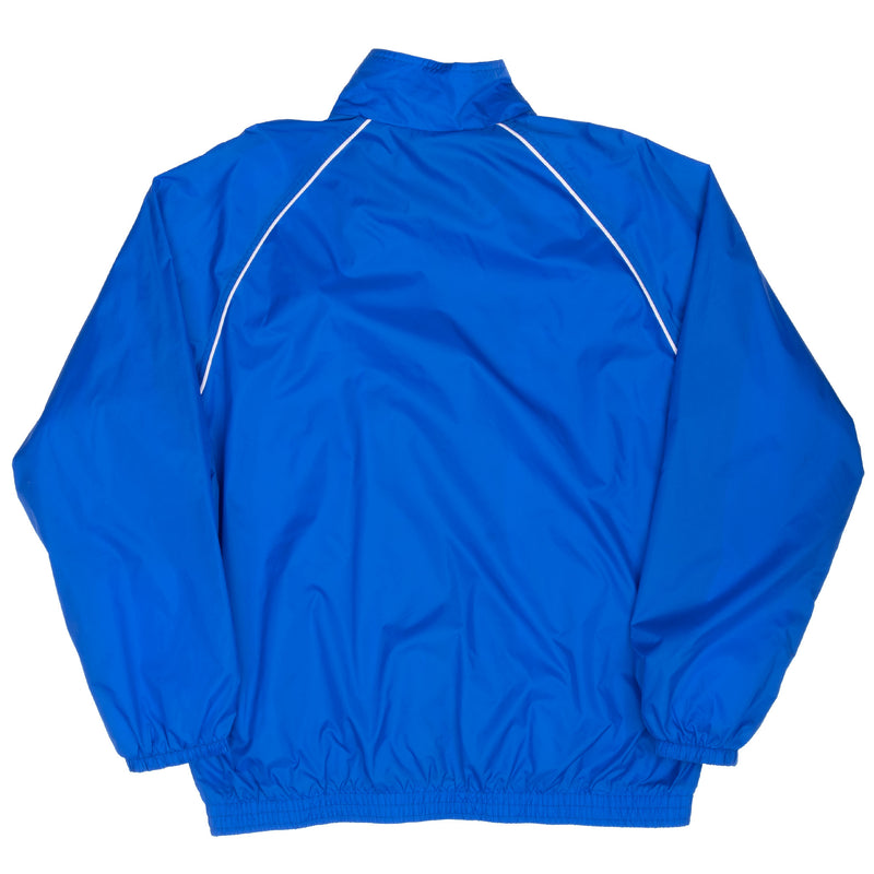 Vintage Nike Air Force Basketball Blue Windbreaker Jacket 1990S Size Large