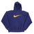 Vintage Nike Big Swoosh Hoodie Sweatshirt 1990S Size Large Made In USA