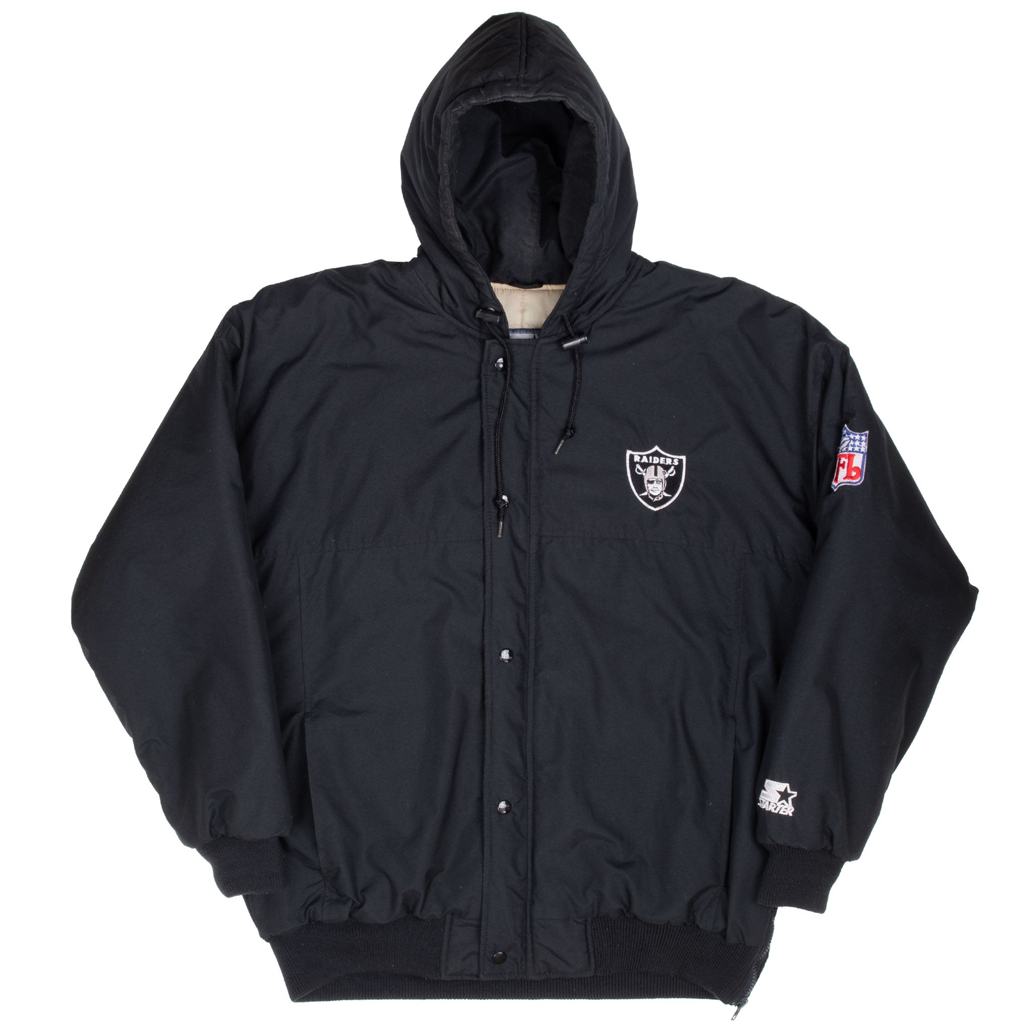 Vintage Nfl Los Angeles Raiders Starter Heavy Jacket 1980S Size Large