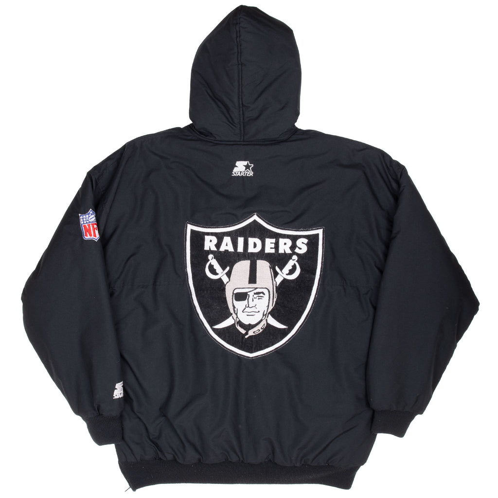Vintage Nfl Los Angeles Raiders Starter Heavy Jacket 1980S Size Large