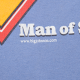 Vintage Big Johnson Superman The Real Man Of Steel Tee Shirt Size XL