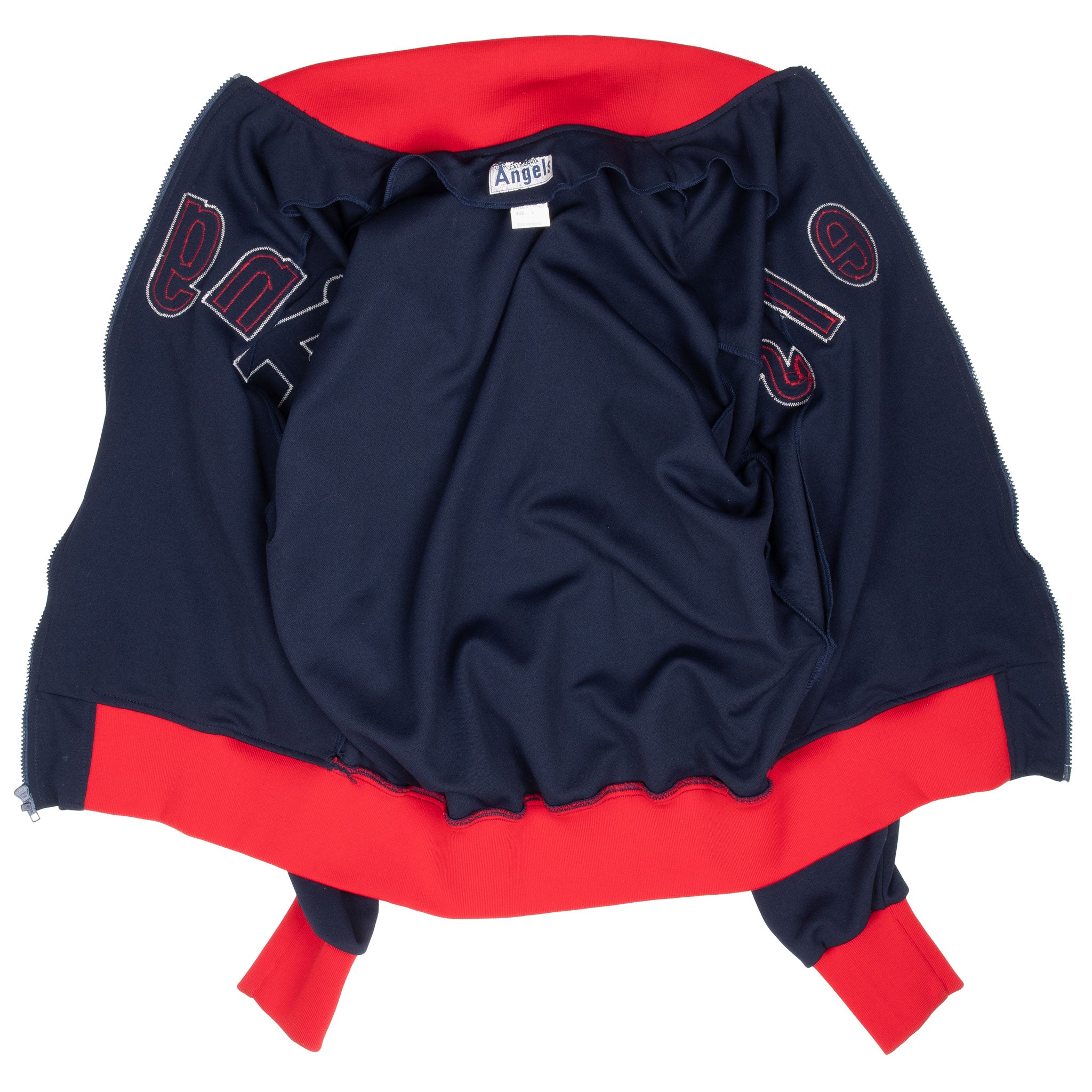 Vintage Mlb California Angels Track Jacket Size Large