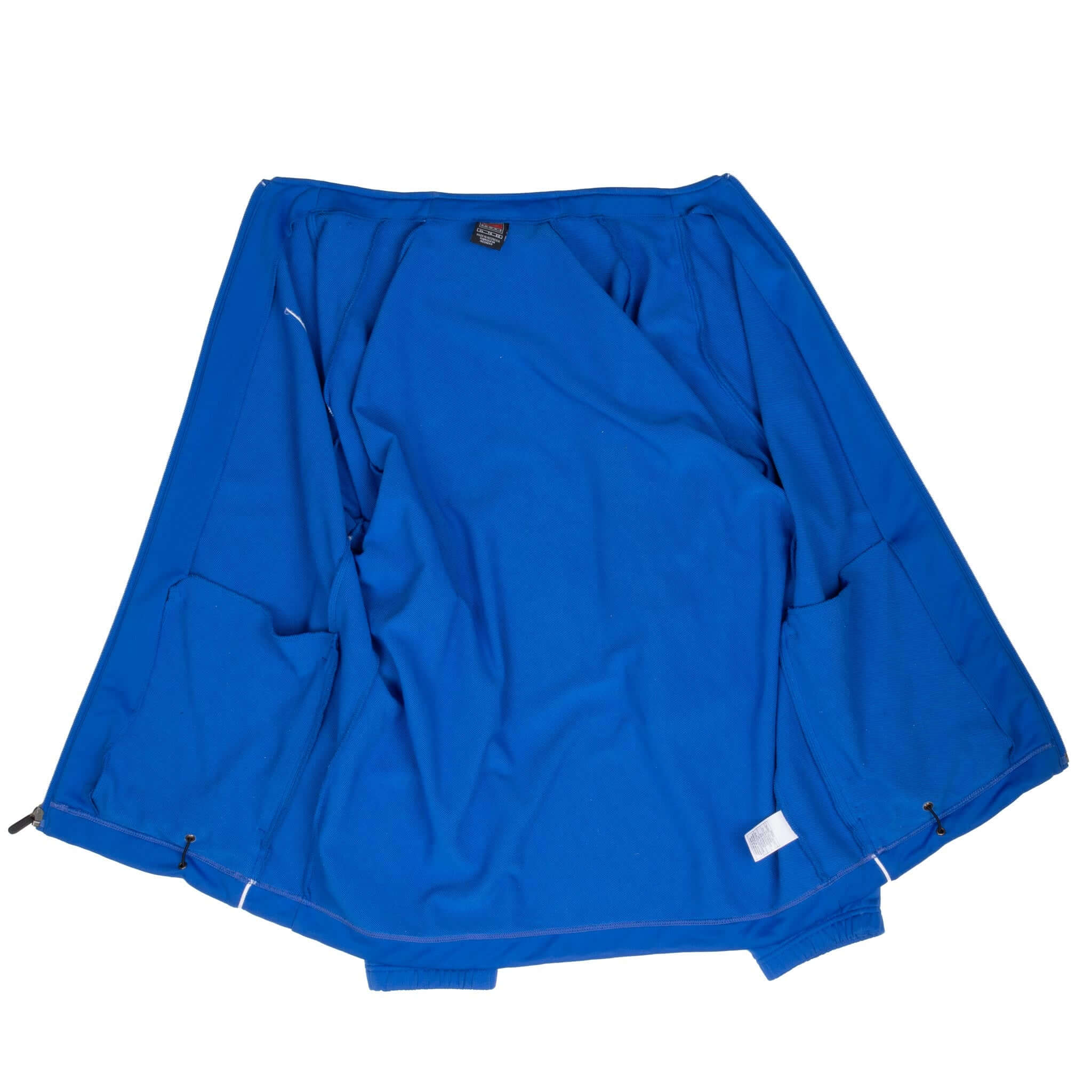 Vintage Nike Classic Swoosh Blue Track Jacket 1990S Size XL