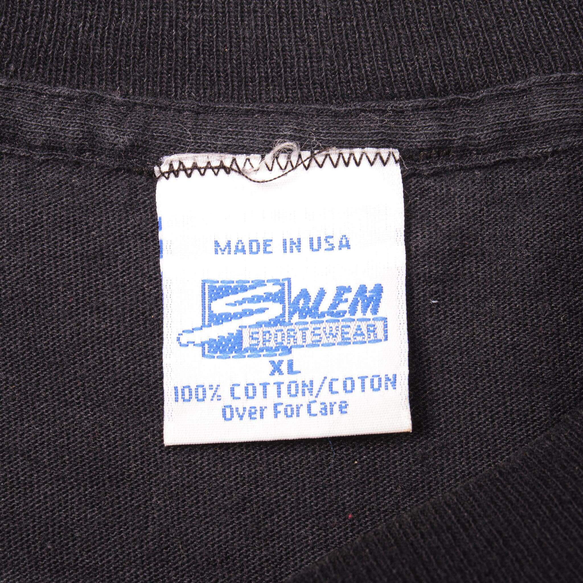 Vintage NFL Dallas Cowboys Salem Sportswear Tee Shirt 1992 Size XLarge Made In USA with single stitch sleeves.