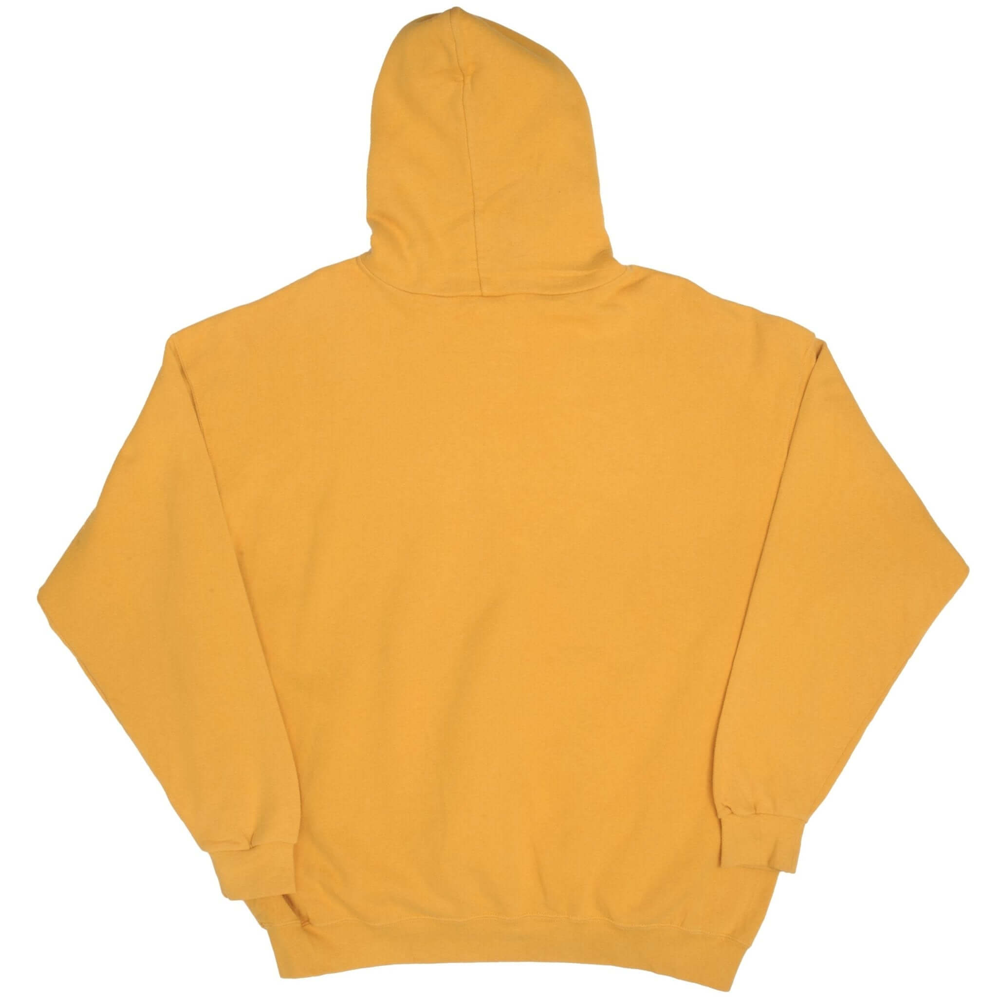 VINTAGE NIKE CENTER SWOOSH YELLOW TRAVIS SCOTT HOODIE 1990S XL MADE USA