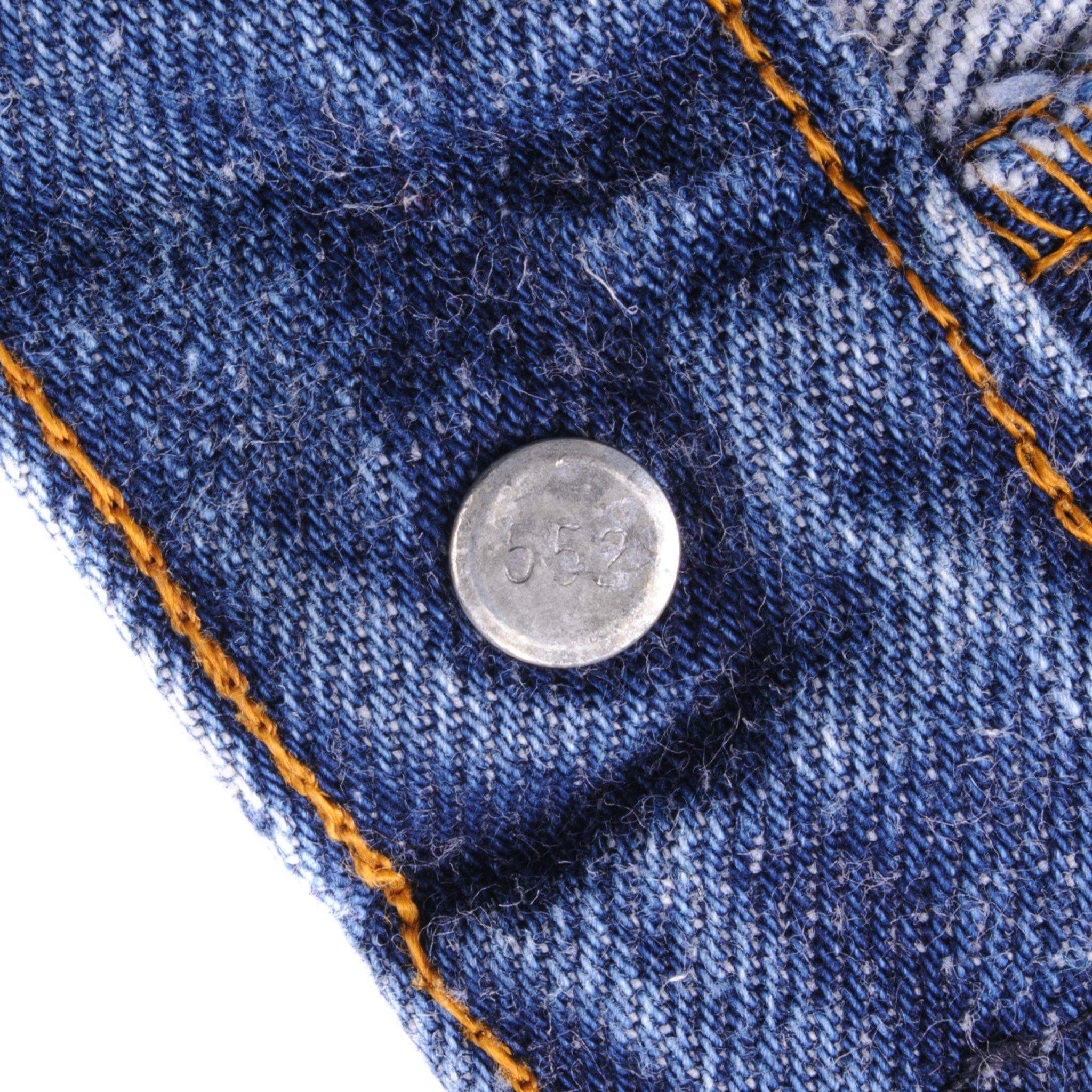 VINTAGE LEVIS 501 JEANS INDIGO 1985-1988 SIZE W30 L32 MADE IN USA