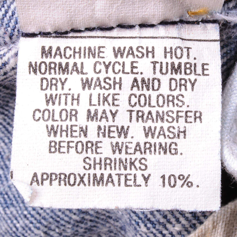 VINTAGE LEVIS 501 JEANS INDIGO 1985-1988 SIZE W30 L32 MADE IN USA