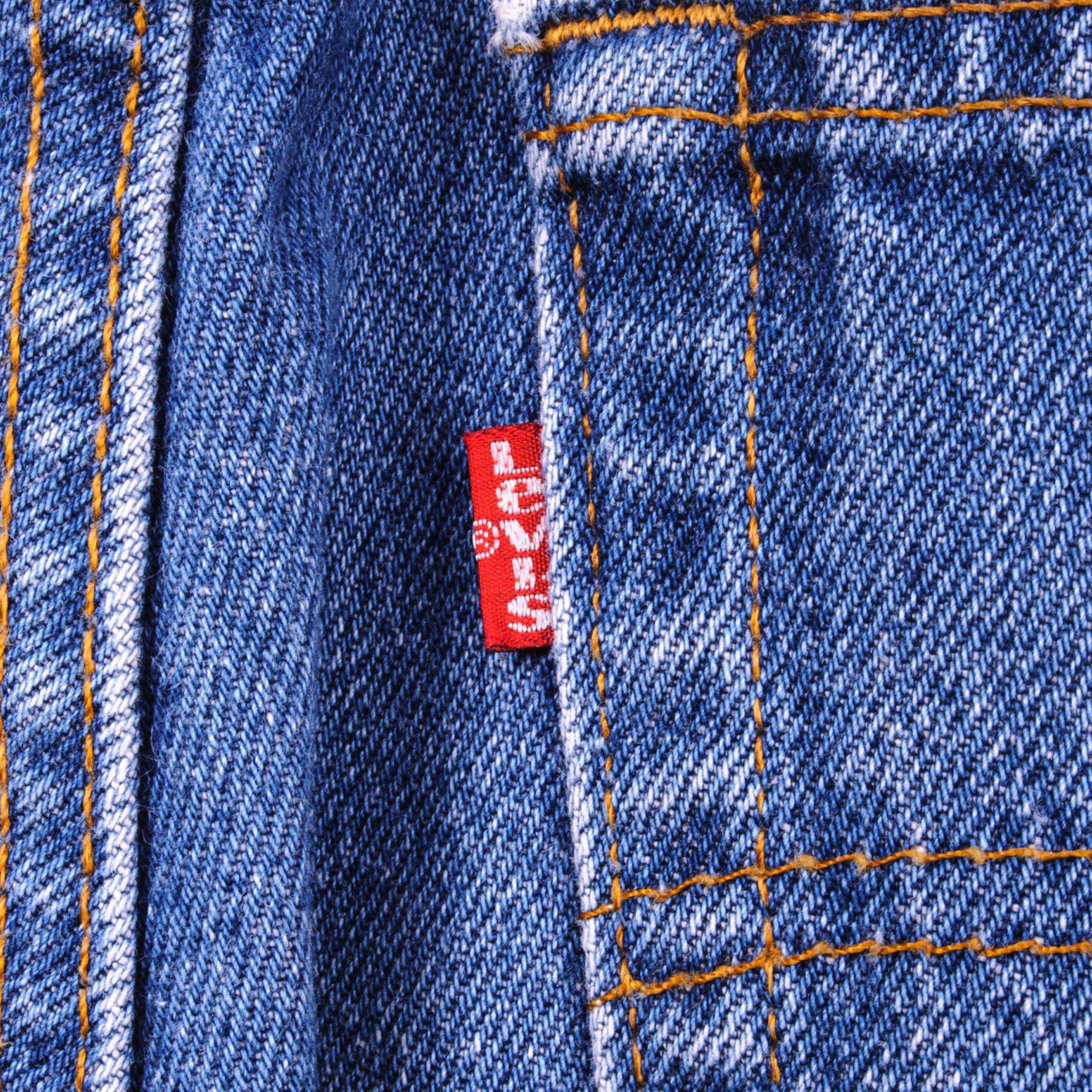 VINTAGE LEVIS 501 JEANS INDIGO 1988-1993 SIZE W32 L32 MADE IN USA