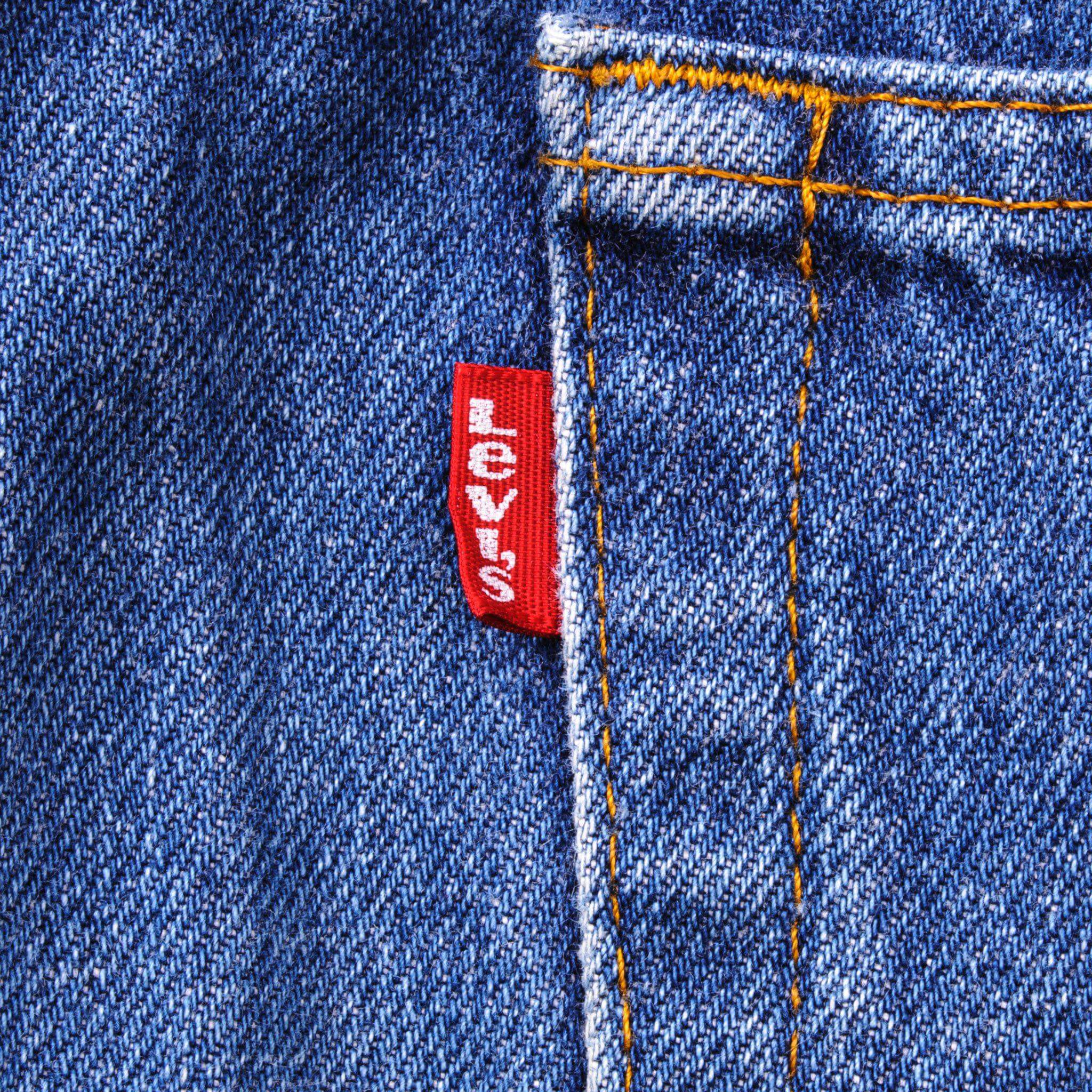 VINTAGE LEVIS 501 JEANS INDIGO 1970-1985 SIZE W38 L33 MADE IN USA