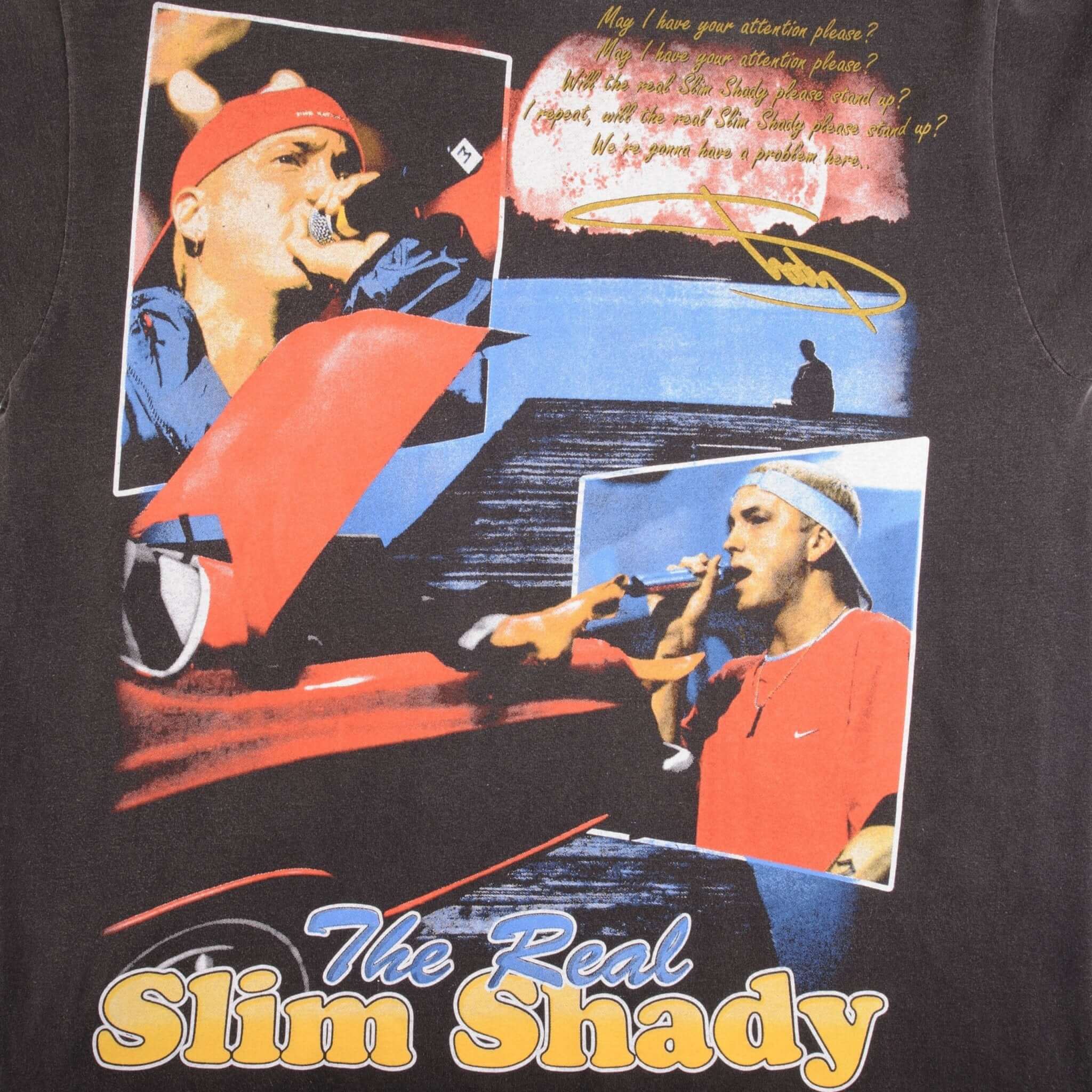 Bootleg Rap Tee Shirt Eminem When Im Gone Superman Size Large Single Stitch