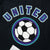 VINTAGE ADIDAS UNITED SOCCER COACH BLAK WINDBREAKER JACKET 1980S MEDIUM