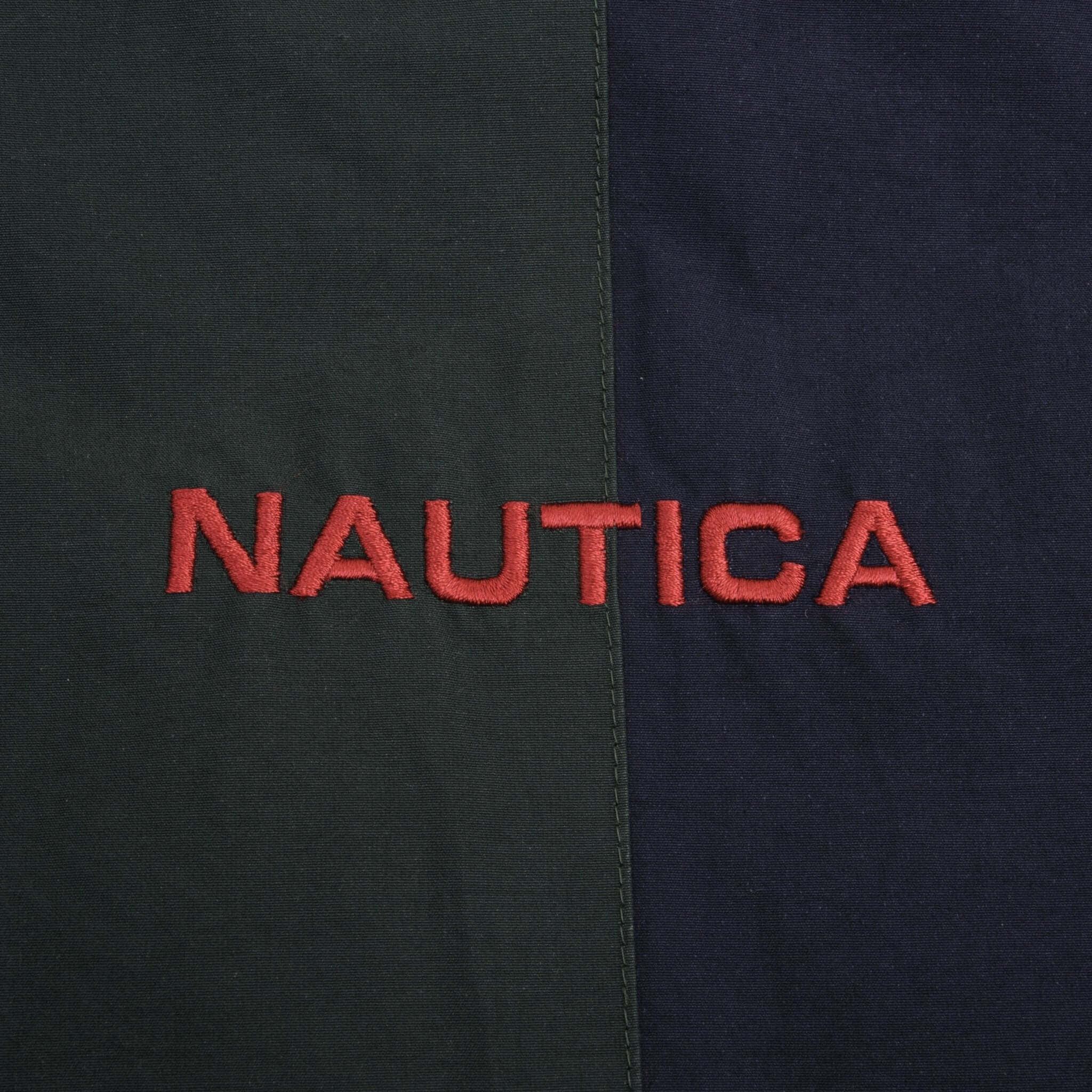 VINTAGE NAUTICA REVERSIBLE WINDBREAKER SAIL JACKET 1990S SIZE MEDIUM