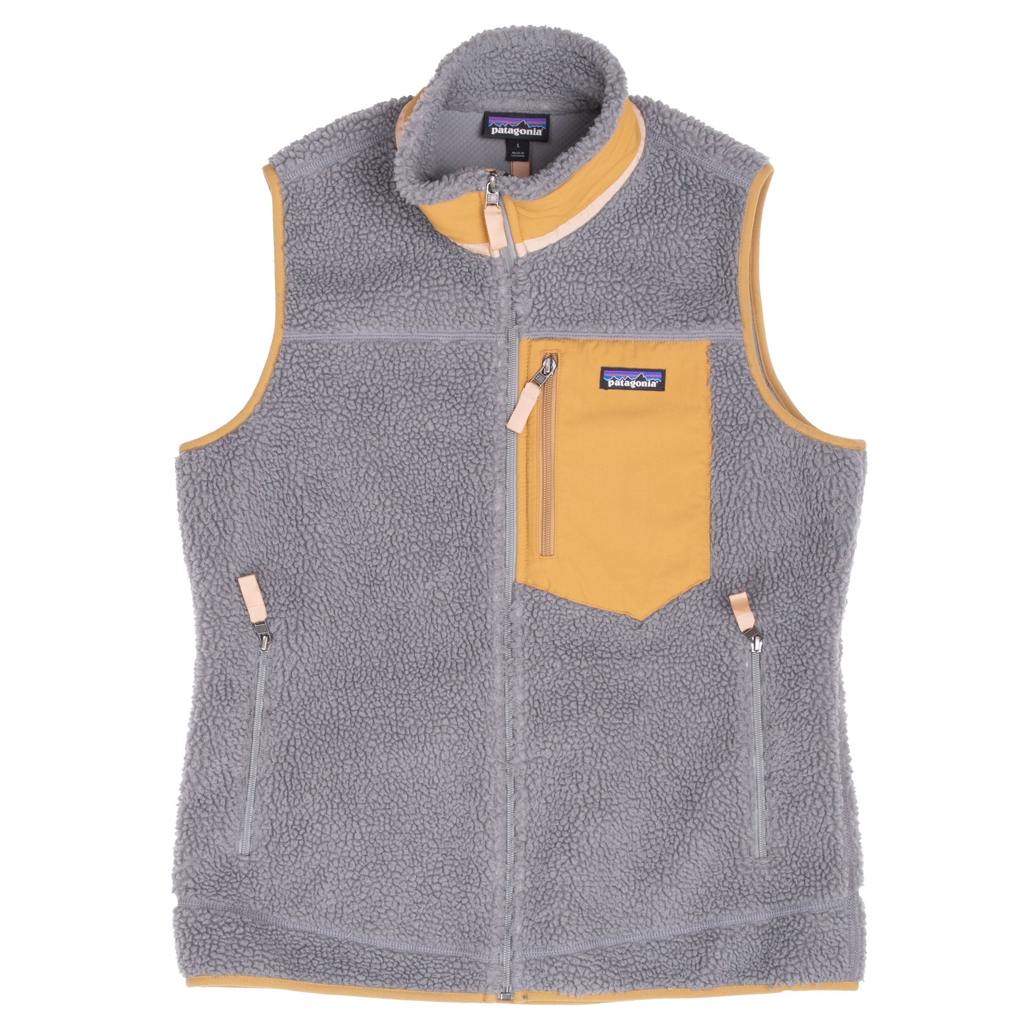 Patagonia Clasic Retro-X Grey Fleece Vest Jacket 2017 Size Large Womens

Style #23083