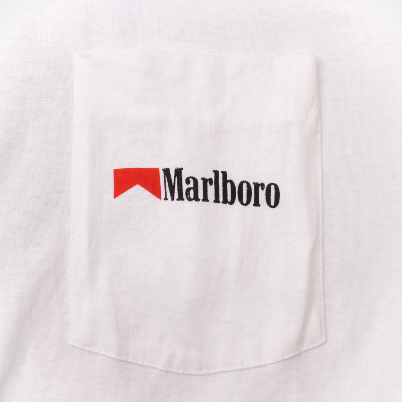 Vintage Marlboro Cowboy Tee Shirt 1990s Size Medium Made In USA With Single Stitch Sleeves