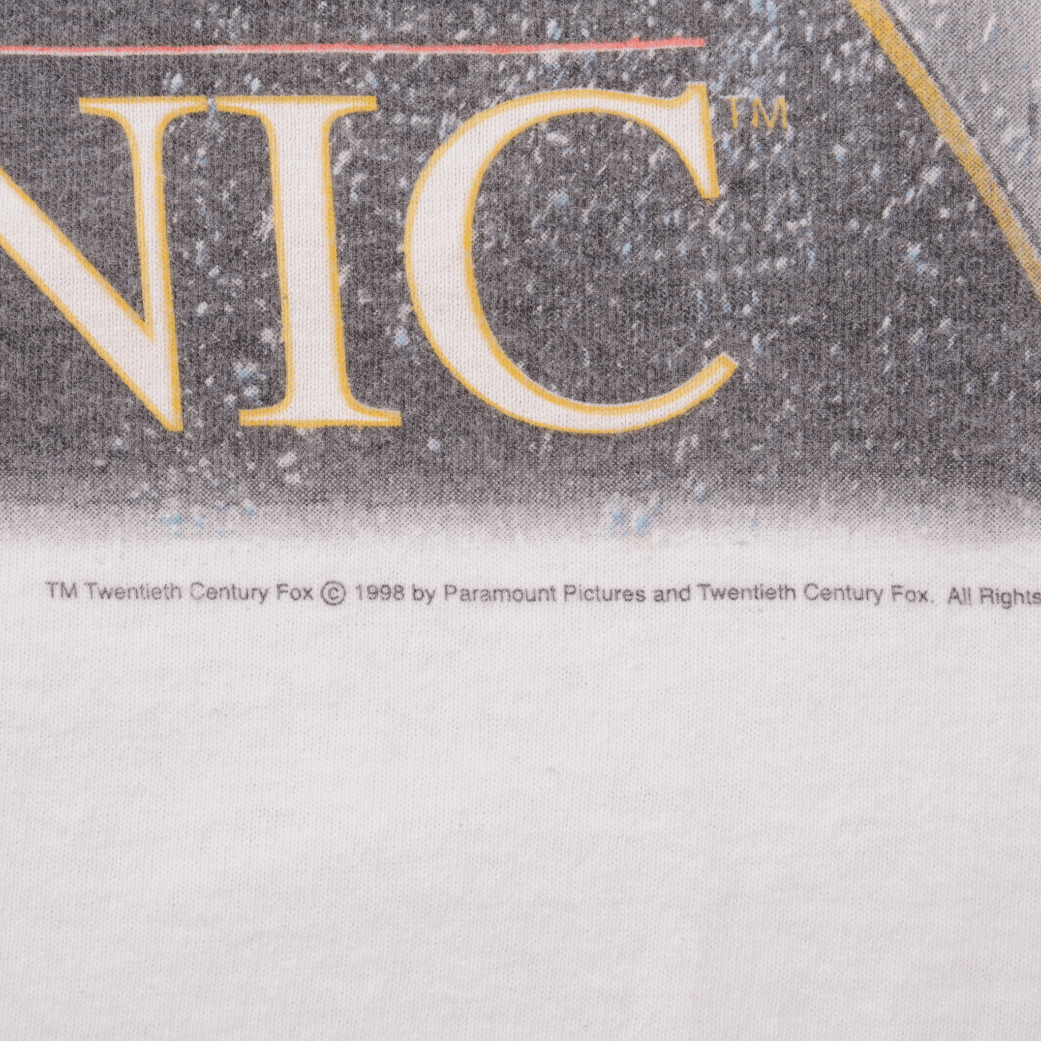 Vintage Original Titanic Movie 1998 Tee Shirt Size Large