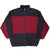 Vintage Nike Swoosh Black Burgundy Windbreaker Jacket 1990S Size XL Women