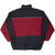 Vintage Nike Swoosh Black Burgundy Windbreaker Jacket 1990S Size XL Women