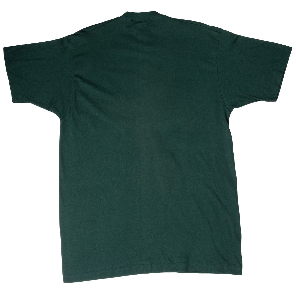Plain back of dark green Disney crewneck T-shirt
