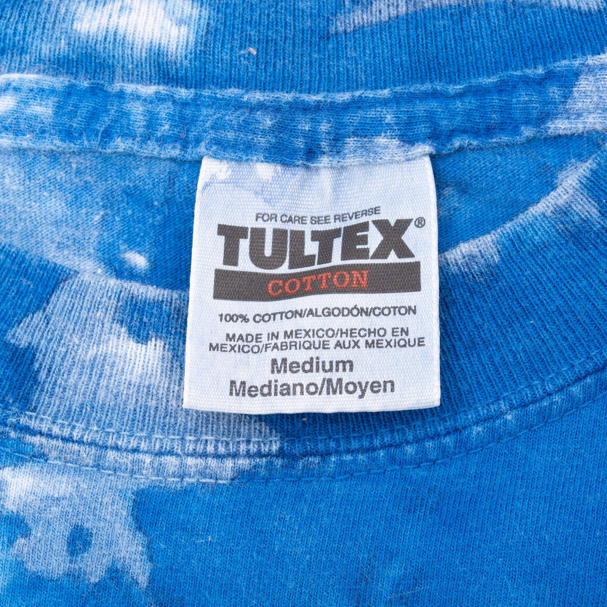 VINTAGE NFL DETROIT LIONS TIE DYE TEE SHIRT 1990S MEDIUM