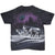 VINTAGE ANIMAL PRINT WOLF LAKE GENEVA AOP TEE SHIRT 1991 LARGE MADE IN USA