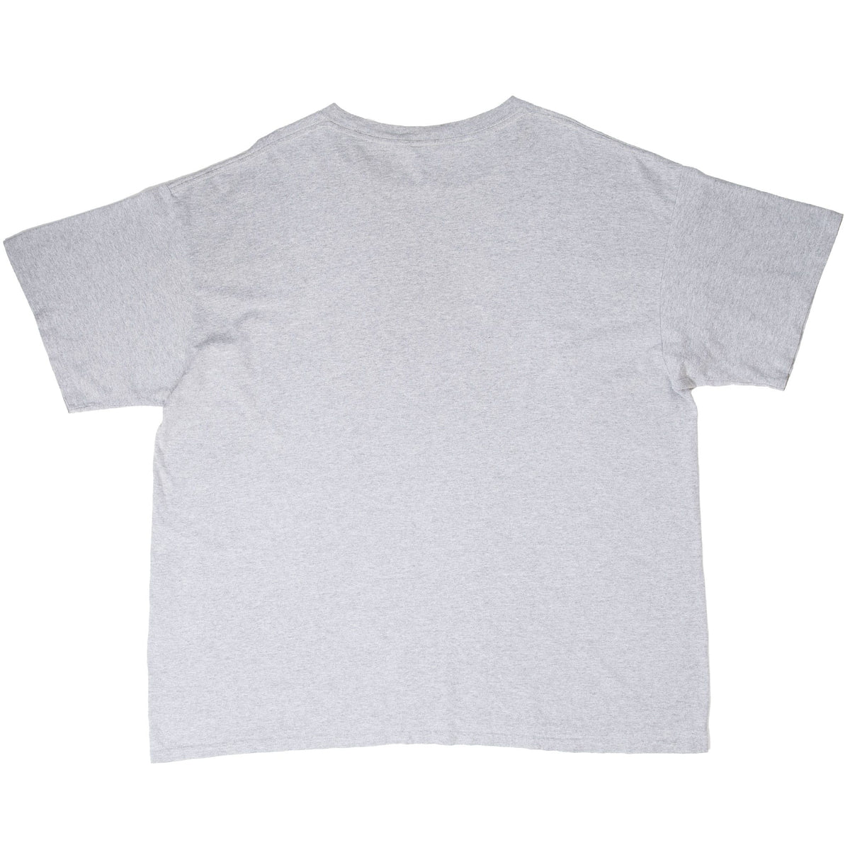 Back of plain grey Nike Basketball T-shirt