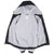 Vintage Adidas Black Grey Hooded Windbreaker Jacket 1990S Size Medium