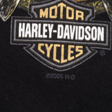 Vintage Harley Davidson Pirate Grand Cayman Tee Shirt 2005 Size 5XL Made In USA