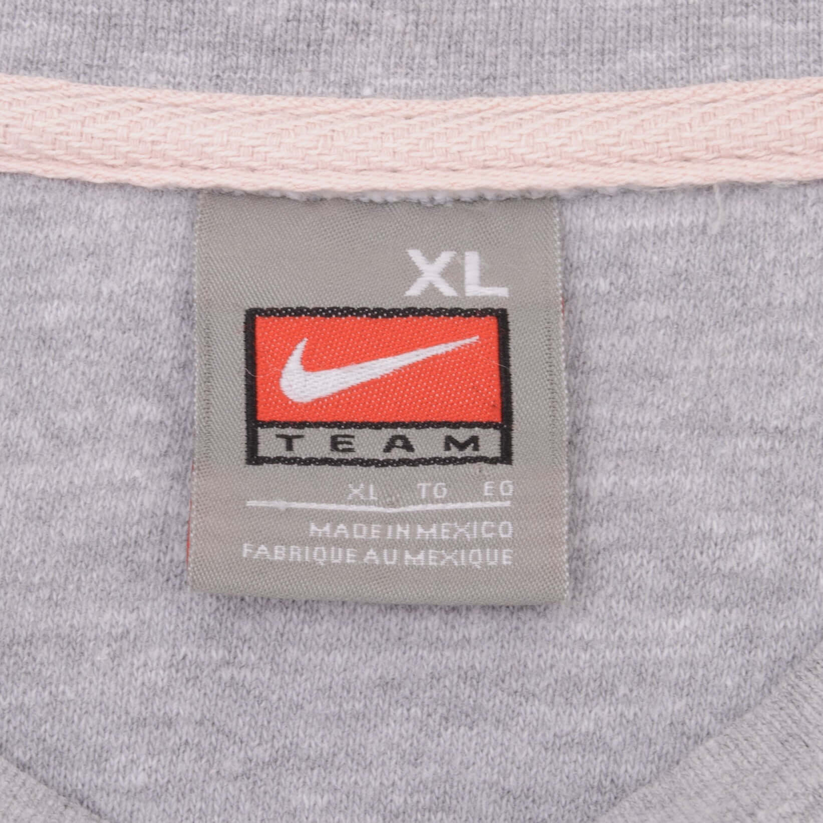 VINTAGE CLASSIC NIKE SWOOSH GREY HEAVYWEIGHT SWEATSHIRT 2000S XL