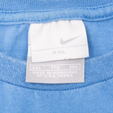 VINTAGE NIKE SPELLOUT BLUE TEE SHIRT 2000S 2XL
