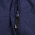 Vintage Adidas Navy Blue Nylon Windbreaker Hooded Jacket 1990S Size Large