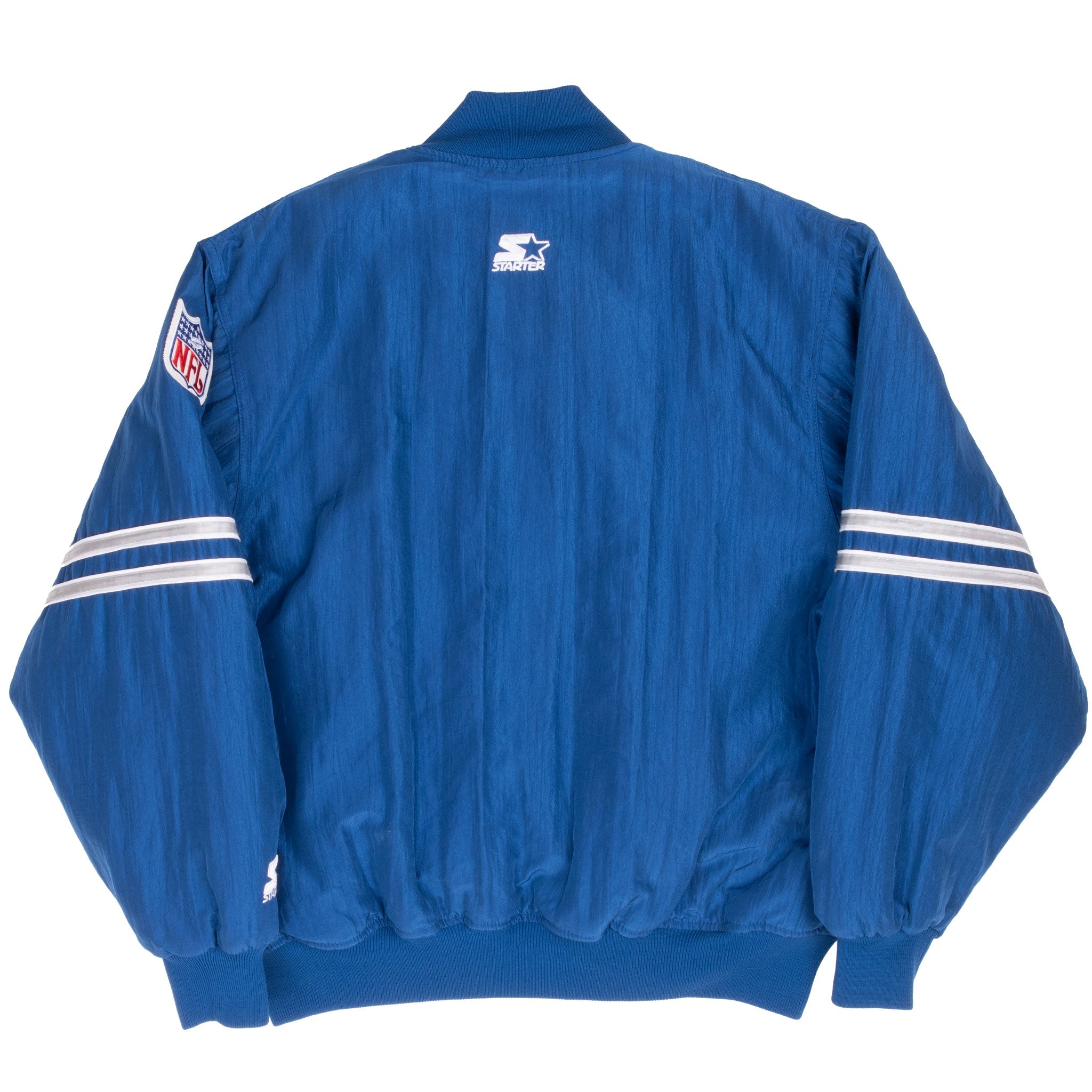 Vintage NFL Dallas Cowboys Starter Bomber Jacket Size Large Made In USA 1990s