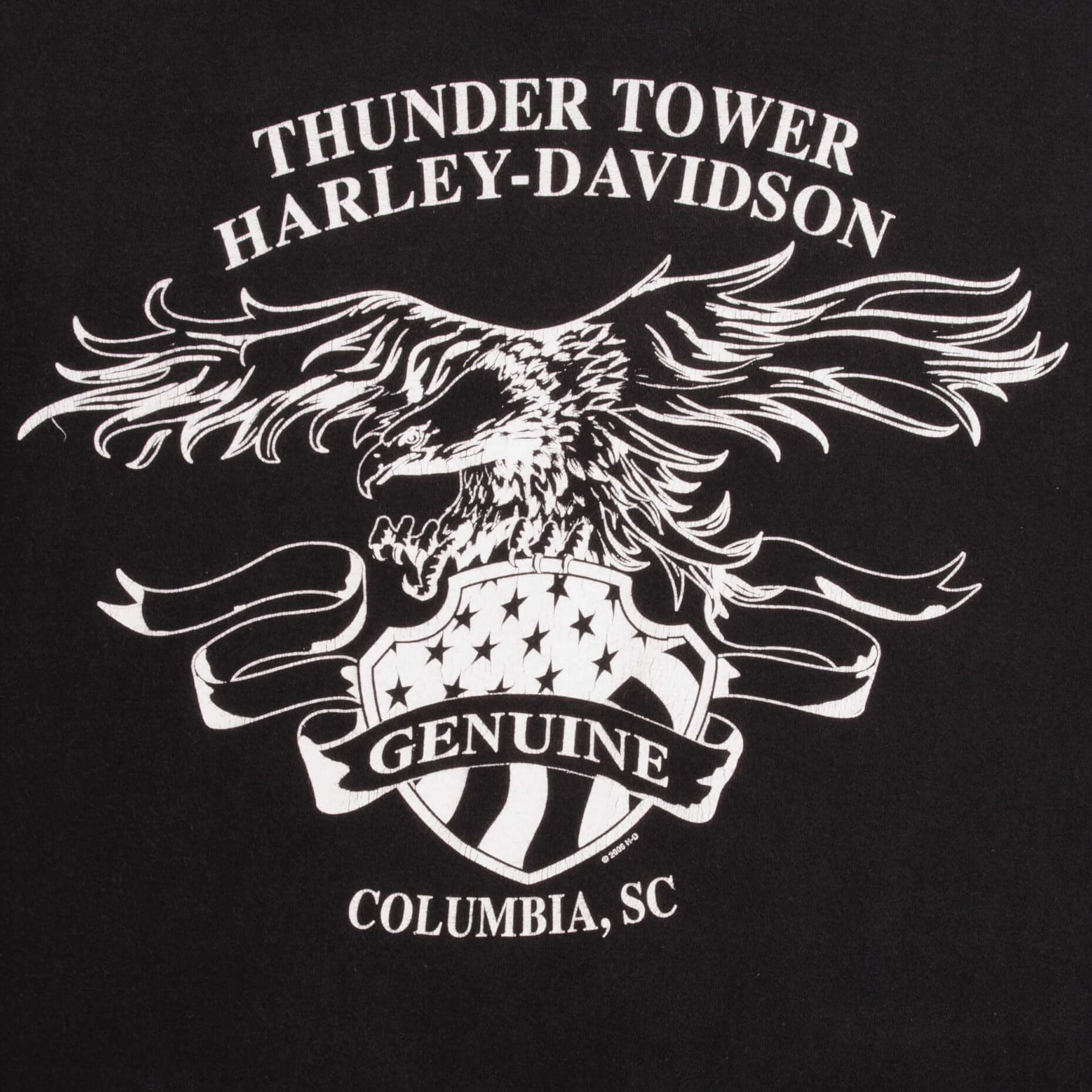Vintage Harley Davidson Columbia Sc Tee Shirt 2006 Size Large