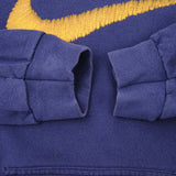 Vintage Nike Big Swoosh Hoodie Sweatshirt 1990S Size Large Made In USA