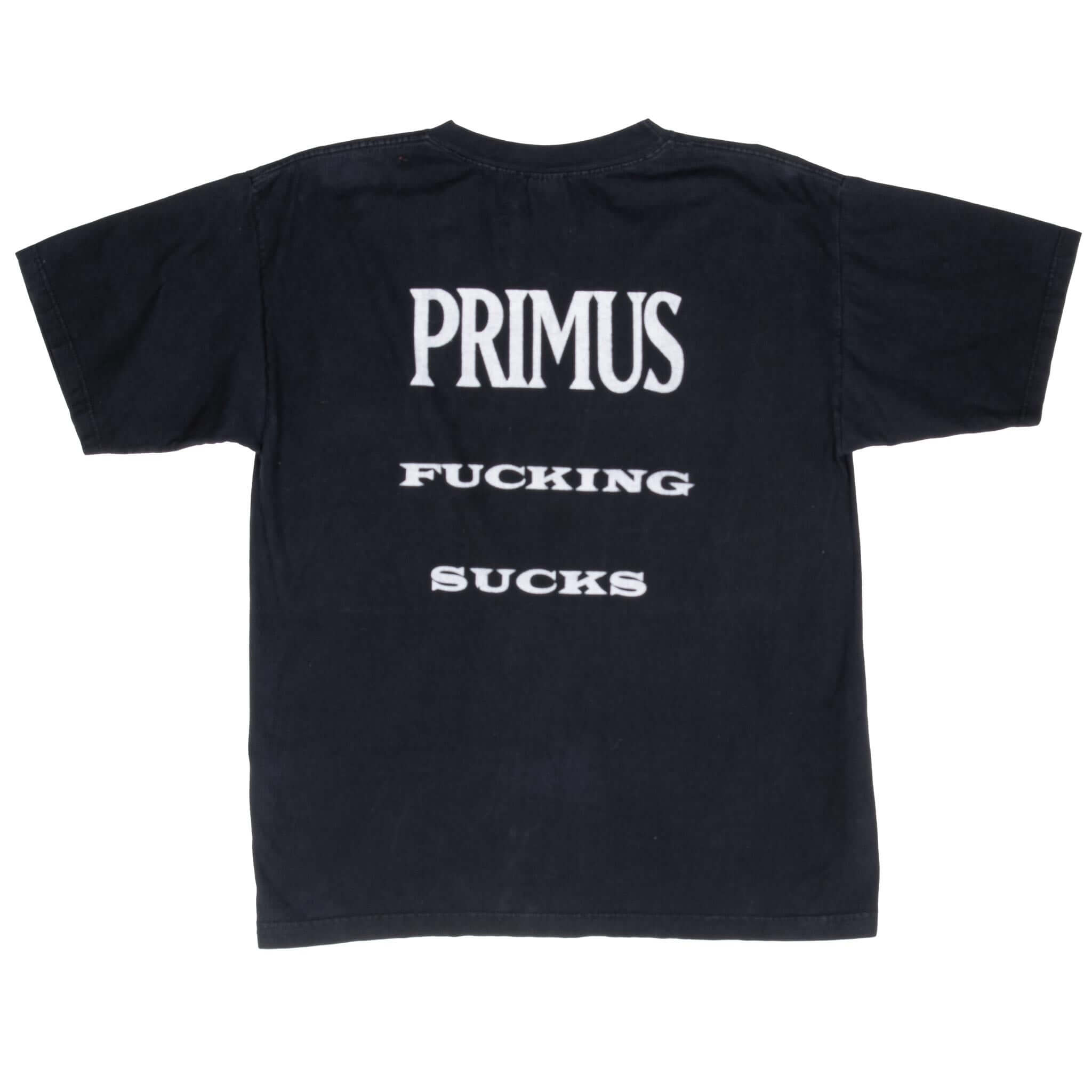 Vintage Primus F*cking S*uck Rock Tee Shirt Size XL