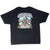 Back of black Harley-Davidson Cozumel T-shirt with iguana motorcycle and pyramid graphic