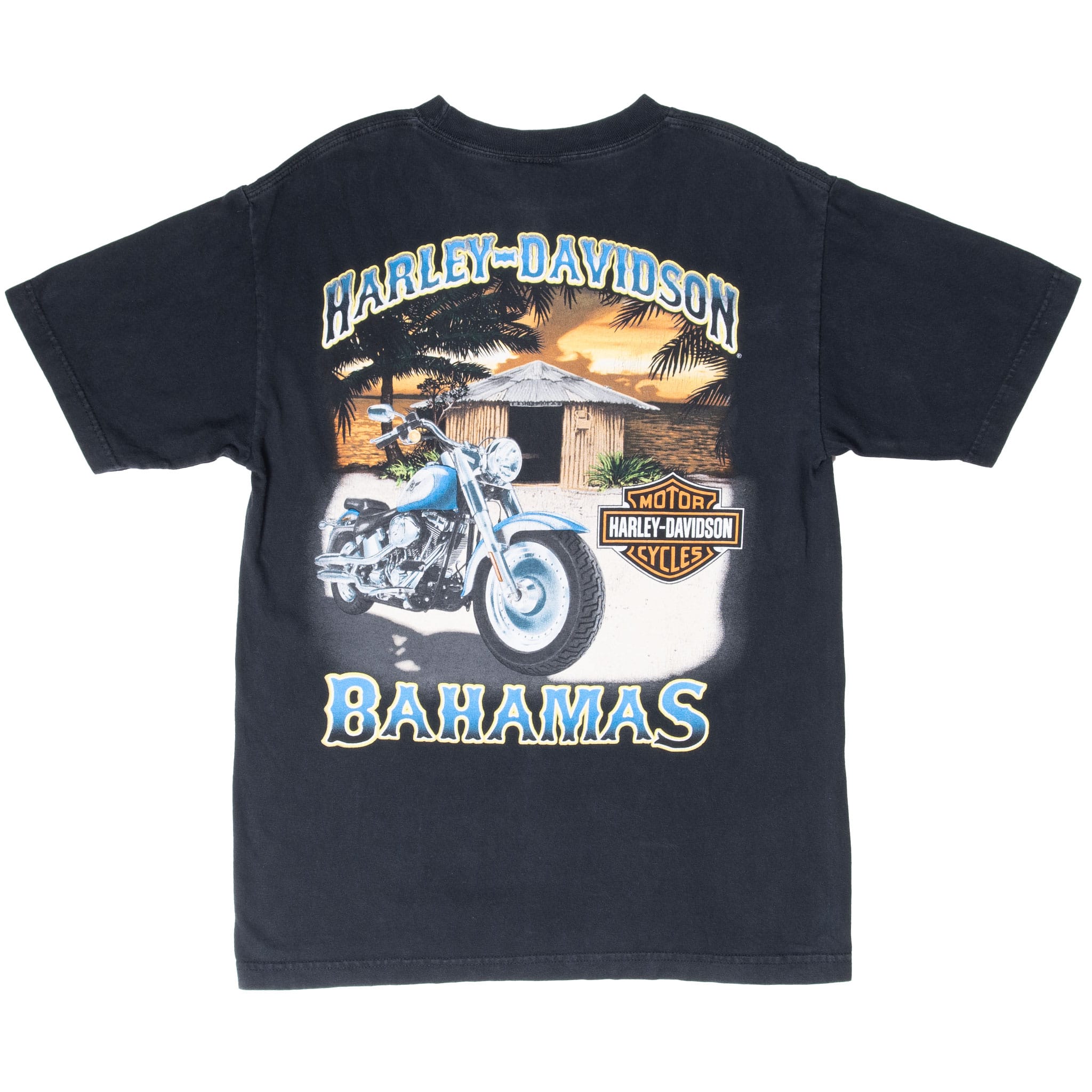 VINTAGE HARLEY DAVIDSON BAHAMAS 2000S TEE SHIRT SIZE MEDIUM