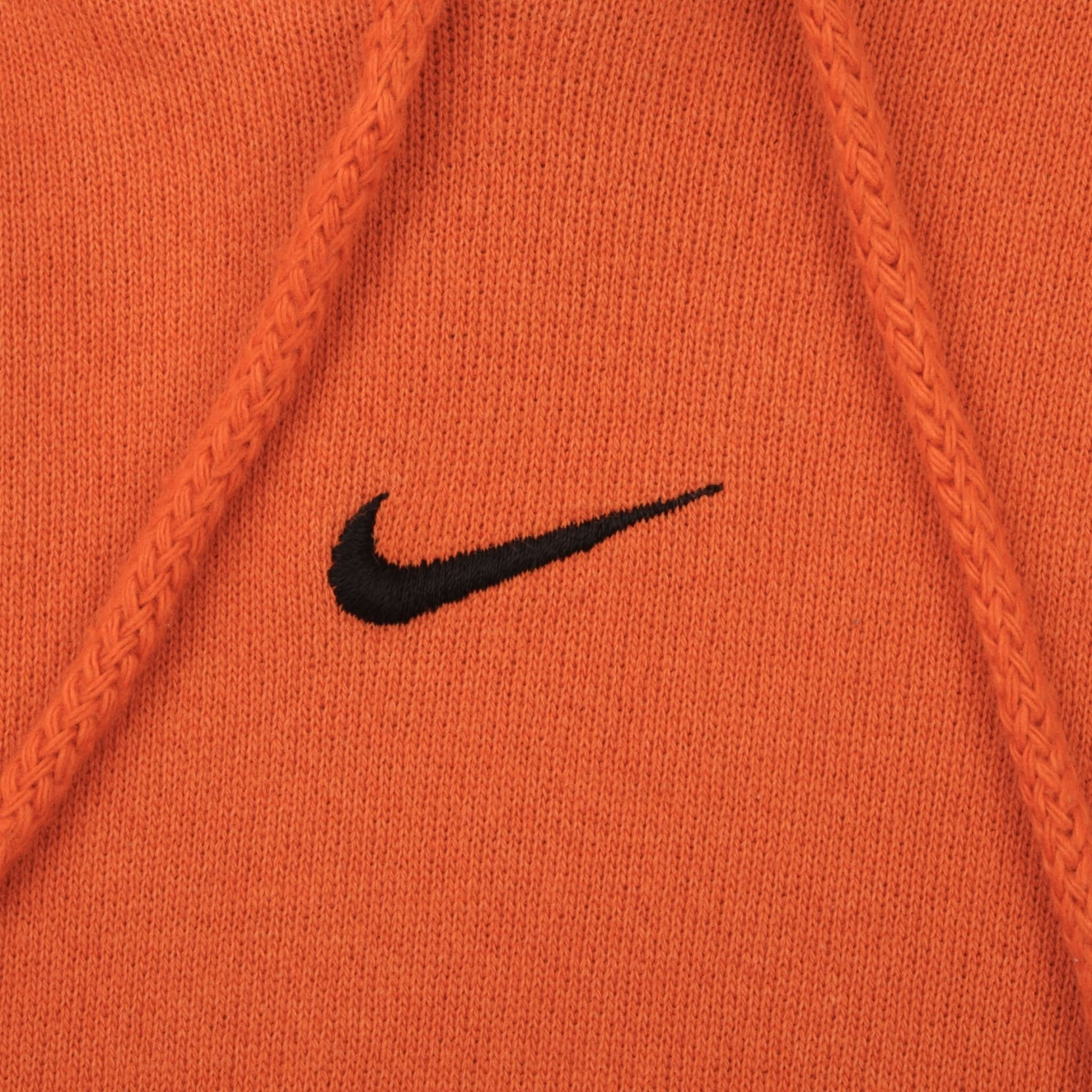VINTAGE NIKE CENTER SWOOSH ORANGE TRAVIS SCOTT HOODIE 2000S 3XL