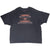 Full front of black Harley-Davidson T-shirt with bar-and-shield logo and slogan print