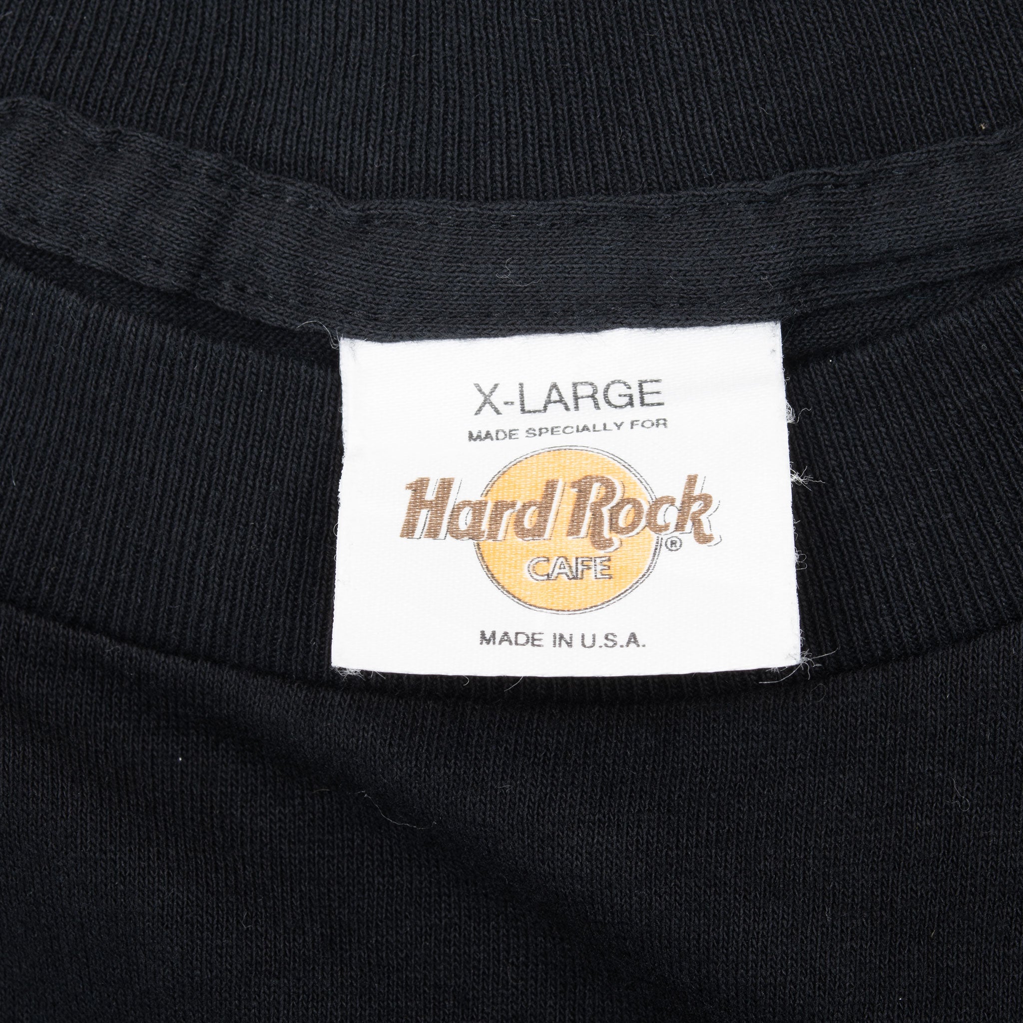 Vintage Hard Rock Cafe Save The Planet San Juan Tee Shirt 1990S Size XL Made In USA With Single Stitch Sleeves