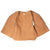 Brown Carhartt hunter vest opened flat to show the interior and Carhartt logo patch