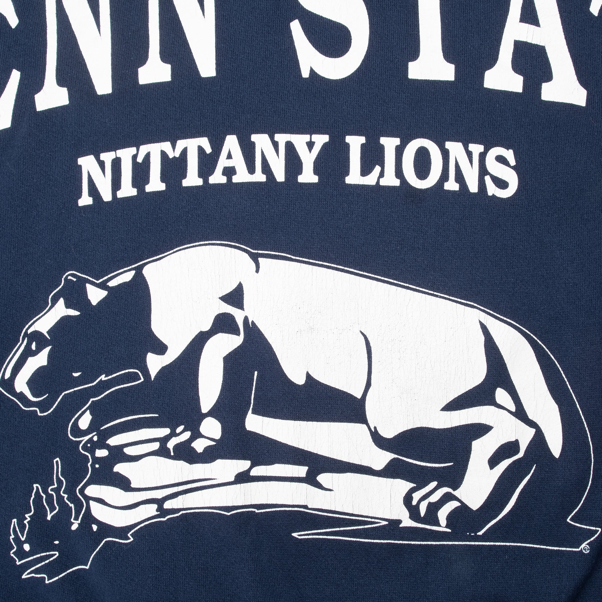 Vintage Ncaa Penn State University Nittany Lions Aop Sweatshirt Size XL 1990S Made In Usa