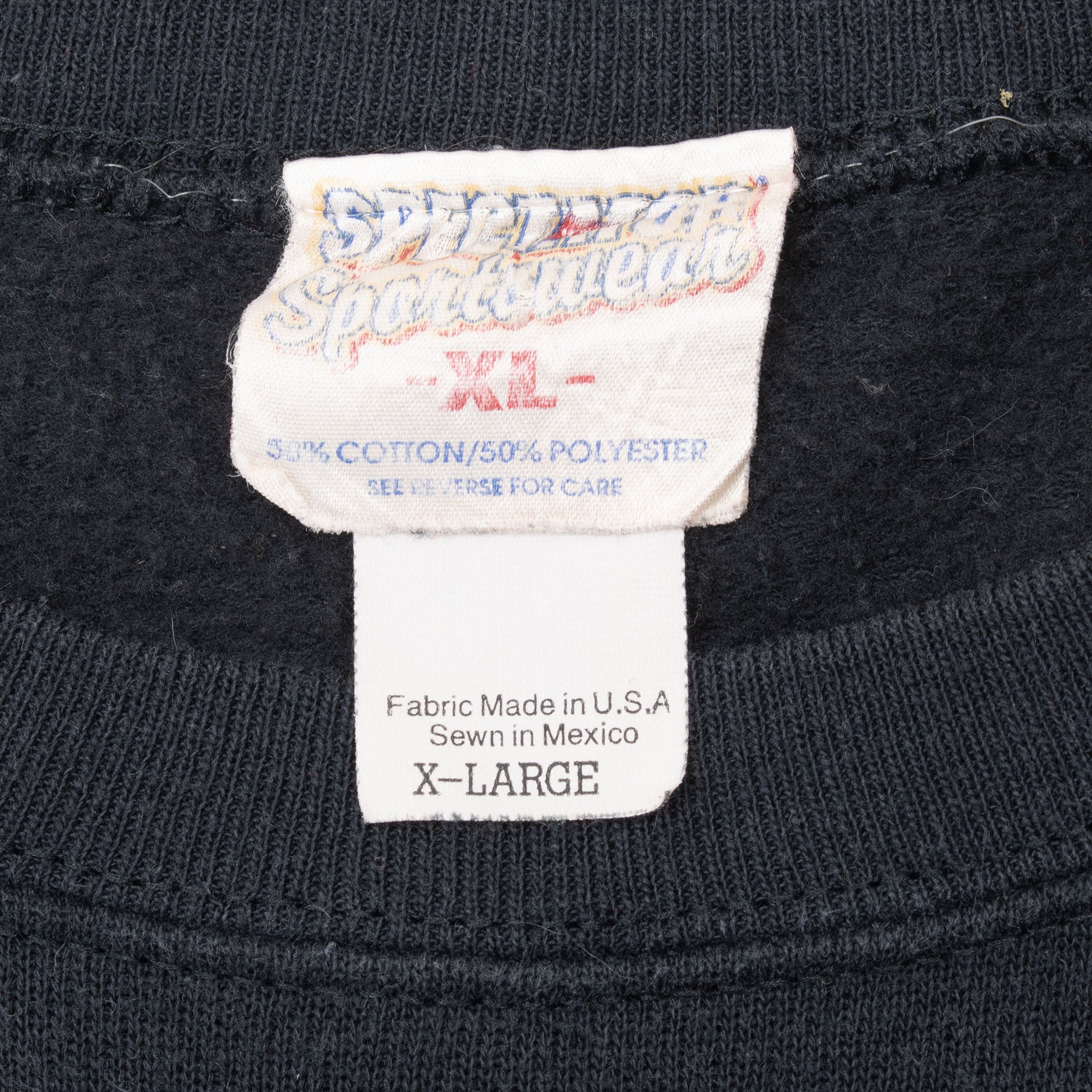 VINTAGE NFL ST LOUIS RAMS BLACK SWEATSHIRT 1994 SIZE XL