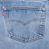Vintage Levis 501 Indigo Blue Jeans 1990S Size 41X29 Made In USA With A Beautiful Medium Light Wash And Some Light Whiskers

Size on Tag 44X32 Actual size 41X29

Back Button #555