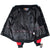 Open Tony Stewart NASCAR jacket showing black patterned lining and interior logo trim